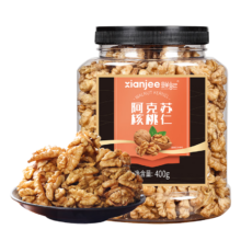 鲜记 新疆阿克苏生核桃仁400g/罐