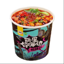 丽星 好嗨呦 红薯酸辣粉117g*3桶