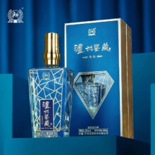 泸州老窖 泸州鉴藏 璀钻 52度浓香型白酒礼盒装500mL*2瓶 赠礼袋