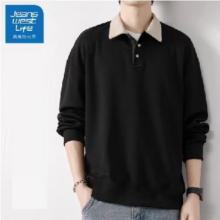 JEANSWEST 真维斯 男士翻领polo衫长袖t恤 *2件