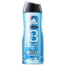 阿迪达斯 （adidas）男士洗护二合一运动后舒缓香波沐浴露400ml *4件