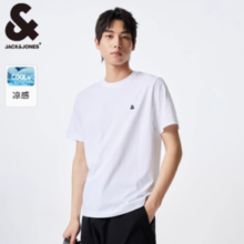 JACK&JONES  杰克琼斯 男纯色短袖秋冬季打底衫