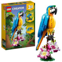 乐高（LEGO）积木玩具 创意三合一 31136 异域鹦鹉 7岁  生日礼物 男生女生