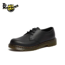 PLUS会员、京东百亿补贴：Dr.Martens 马汀博士 马丁1461 经典休闲时尚软皮黑色3孔马丁单鞋