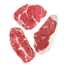 plus会员：春禾秋牧 阿根廷进口原切草饲西冷眼肉板腱牛排套餐1.5kg10片