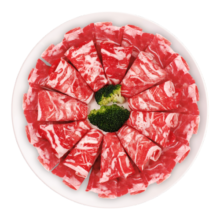 祁连牧歌【 烧烤季】国产筋道肥牛卷 500g/袋 牛肉卷肥牛卷 火锅食材
