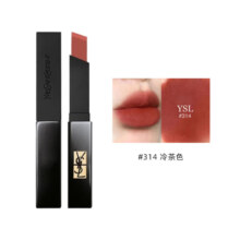 圣罗兰（YSL）小黑条口红#314 冷茶裸色2g持久显色哑光唇膏 七夕礼物送女友