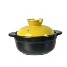 【帮企陶瓷】耐高温陶瓷砂锅炖锅1.5L