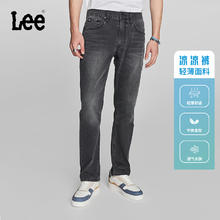 Lee24春夏新品726标准直脚轻薄黑灰色男牛仔裤凉凉裤LMB100726101