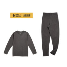 plus会员：马登工装 燃元素保暖内衣男热卡丝秋衣秋裤套装秋冬 燃元素1.0