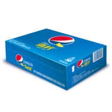 百事可乐 Pepsi 清柠味汽水 碳酸饮料 330ml*24听 百事出品