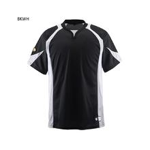 DESCENTE 迪桑特 男士棒球衫棒球服上衣短袖练习第二套制服吸汗D