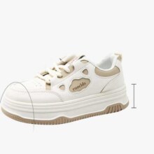 京东plus：西遇 厚底小白鞋女2024新款高板鞋