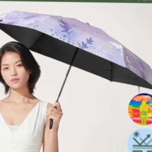 plus会员：蕉下 防紫外线晴雨伞五折口袋黑胶防晒伞星河
