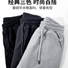 PLUS会员！JEANSWEST 真维斯 男士运动裤