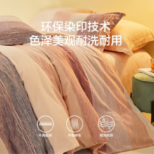 LOVO 乐蜗家纺 磨毛四件套秋冬床上用品全棉加厚四件套