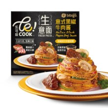 bibigo 必品阁 Lecook 奶油培根/番茄/黑椒酱生意面 252g*4盒