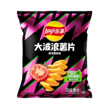 PLUS会员：Lay's 乐事 大波浪 马铃薯片 真浓番茄味 135g*12件