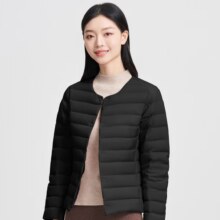 京东plus：波司登秋季新款轻薄羽绒服女黑色8056 160/88B