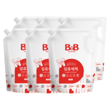 需换购:保宁 婴幼儿B&B洗衣液 香草香2100ml*6袋 整箱装