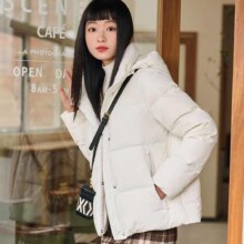 plus会员：坦博尔 女时尚韩版羽绒服TD236332