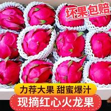 百亿补贴：胡鲜森 彩箱 广西红心火龙果金都一号新鲜水果应季批发4.5斤