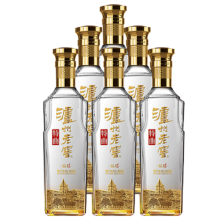 PLUS会员：泸州老窖 特曲晶彩 浓香型白酒 52度 500ml*6瓶 整箱装