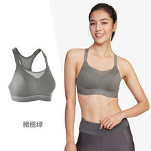 DECATHLON 迪卡侬 运动内衣专业文胸RUNW2891105橄榄绿-可调节款L-(C-D罩杯)