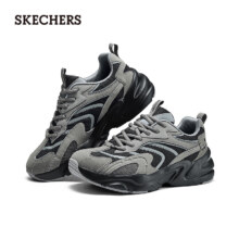 Plus会员：斯凯奇（SKECHERS）男女运动鞋老爹鞋轻质吸震舒适熊猫鞋