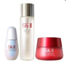 京东百亿补贴、plus会员：SK-II神仙水160ml+面霜50g+小灯泡30ml水乳护肤品套装