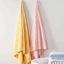 plus会员：名创优品 超细纤维浴巾柔软吸水速干140x70cm*4条 多款式可选
