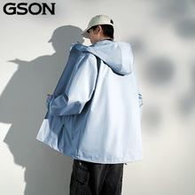 森马GSON男女同款冲锋衣