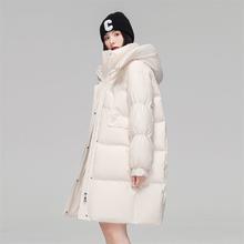 百亿补贴：雪中飞 羽绒服 女秋冬立领简约韩版时尚宽松外套