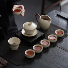 限移动端、京东百亿补贴：茶沿 米黄汝窑茶具套装陶瓷泡茶壶茶杯家用客厅办公室小型轻奢高档整套
