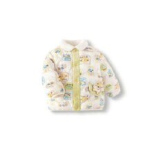PLUS会员：BALABALA 巴拉巴拉 儿童羽绒服轻薄外套 韩系时尚萌 绿色调 00344