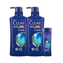 CLEAR 清扬 男士去屑活力运动即刻止痒冰感舒爽薄荷洗发水500g*2 100g