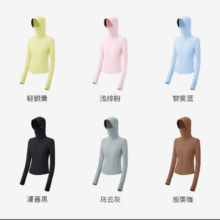蕉下/beneunder 凉感修身防晒衣 女 短款 乌云灰