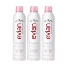 【自营】Evian/依云法国进口补水保湿舒缓矿泉水喷雾300ml3支装