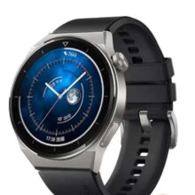 再降价，plus会员：华为HUAWEI WATCH GT 3 Pro 黑色氟橡胶表带 46.6mm表盘