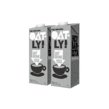 OATLY燕麦奶 咖啡伴侣0蔗糖咖啡大师植物蛋白饮料谷物燕麦饮2L42元 (券后省7)