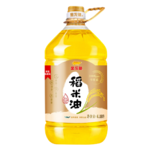 PLUS会员：金龙鱼 非转基因 优+稻米油6.18L *4件