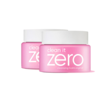 芭妮兰卸妆膏 净柔小粉罐明星 zero经典款100ml*2 秒乳化 脸部眼唇卸妆