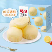 88VIP：百草味 蒸蛋糕 500g/箱约10-11个