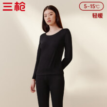 plus会员：三枪 95%纯棉 男女同款秋衣秋裤套装*3件、需凑单