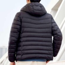 plus会员:坦博尔羽绒服男轻薄TF236209 黑色 195/108A