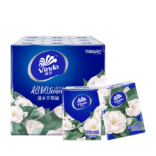 需首购、掉落券、plus会员:维达（Vinda）超韧山茶花香手帕纸4层7张*18包+凑单品