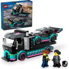 LEGO 乐高 City城市系列 60406 赛车与汽车运输车