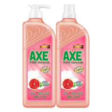 斧头牌（AXE）西柚护肤洗洁精1.18kg*2瓶实惠装 除腥辟味轻松祛油维E呵护不伤手