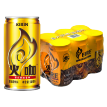C'estbon 怡宝 KIRIN 麒麟 火咖 意式香浓咖啡饮料 180ml*6罐