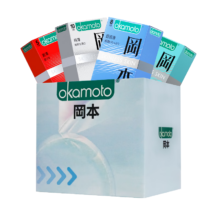 冈本001 避孕套超薄0.01隐形裸入 持久延时安全套 男用套套 情趣大颗粒byt 囤货礼盒28只【纯薄10+超润滑8+新润滑5*2】